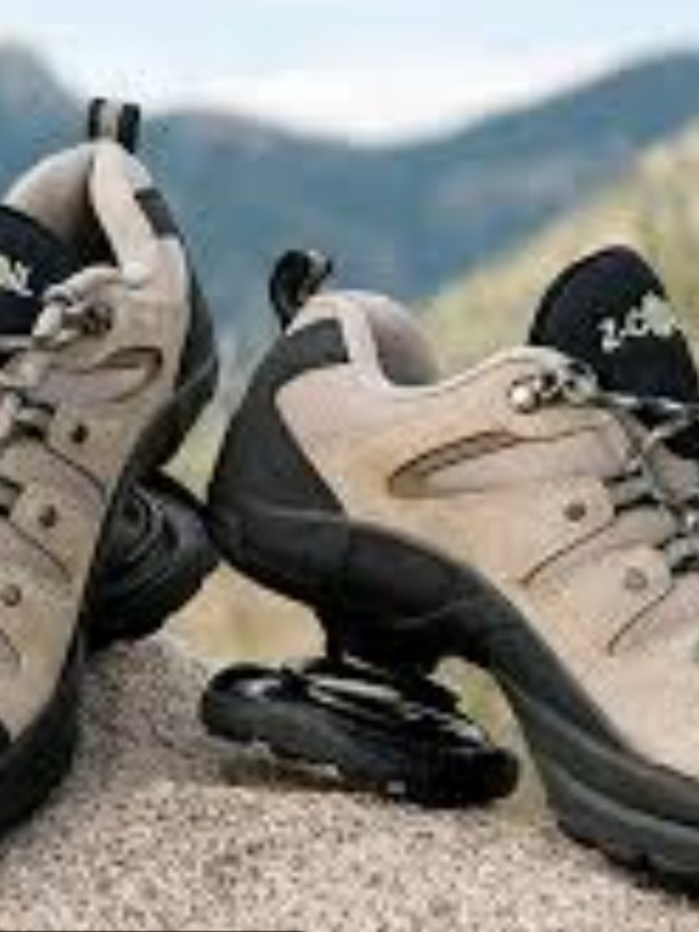 Z-Coil Light Tan and Black Women's Trail Shoes
